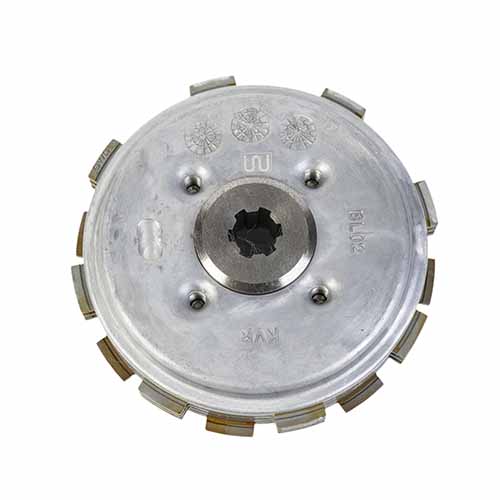 CAMPANA DE EMBRAGUE INTERIOR CON DISCOS HONDA C100 BIZ/WAVE STD