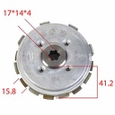 CAMPANA DE EMBRAGUE INTERIOR CON DISCOS HONDA C100 BIZ/WAVE STD