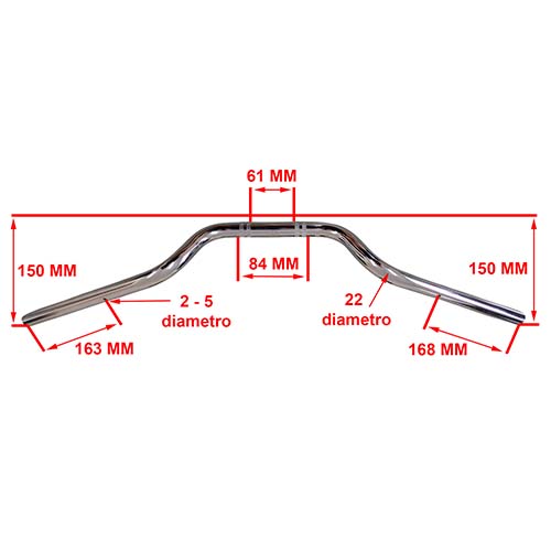 MANUBRIO SUZUKI GIXXER 150 STD