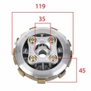 CAMPANA DE EMBRAGUE INTERIOR CON DISCOS HONDA XR150L STD