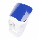 MASCARA OPTICA VIDRIO HONDA XR200R 250R 600R BLANCA + PEGATINA AZUL FRANCIA PLASTIC FMX (PL MAXR 200250600 B-AF)