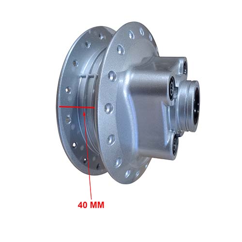 MAZA TRASERA (FRENO A DISCO) MOTOMEL SKUA 250 PRO OEM EXCLU