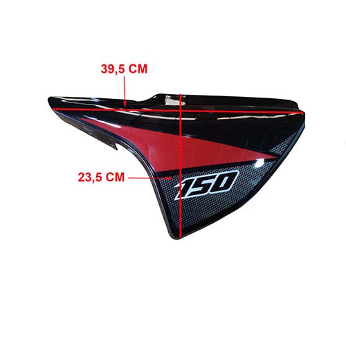 CACHA LATERAL MOTOMEL NEW S2 150 TUBULAR LADO IZQUIERDO OEM EXCLU