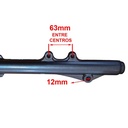 PIERNA DELANTERA COMP. MOTOMEL SKUA 200 VAINA GRIS CLARO (JGO) OEM EXCLU