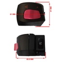 MANILLAR DER. (PULSADOR) MOTOMEL SIRIUS 150 OEM