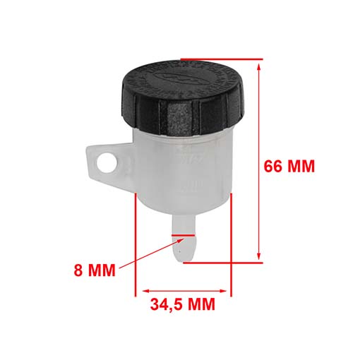 DEPOSITO LIQUIDO DE FRENO BOMBAS TRASERAS UNIVERSAL PLASTICA VC (842)