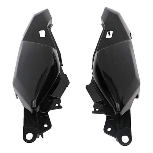 CACHA LATERAL TRASERA YAMAHA FZ16 (JGO) NEGRO (FLEXIBLE) (21C-XF173/174) PLASTUCA VC (992