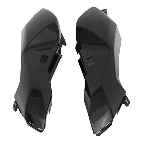CACHA LATERAL TRASERA YAMAHA FZ16 (JGO) NEGRO (FLEXIBLE) (21C-XF173/174) PLASTUCA VC (992