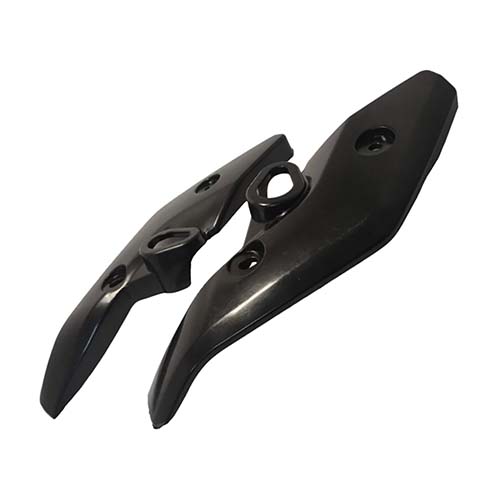 CACHAS SOPORTE DE OPTICA DELANTERA YAMAHA FZ16 (JGO) NEGRO (21C-F3132 / 21C-F3122) PLASTICA VC (976)