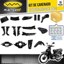 KIT CARENADO YAMAHA CRYPTON 105CC NEGRO 16 PZAS. PLASTICA VC (1104)