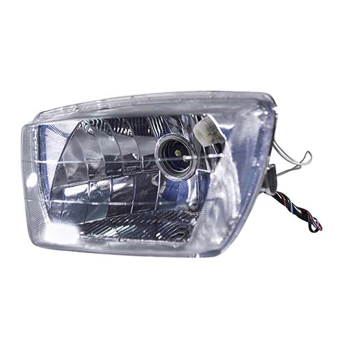 FAROL DELANTERO C/ACRILICO YAMAHA CRYPTON COMPLETA (CRISTAL/FUME) PLASTICA VC (744)