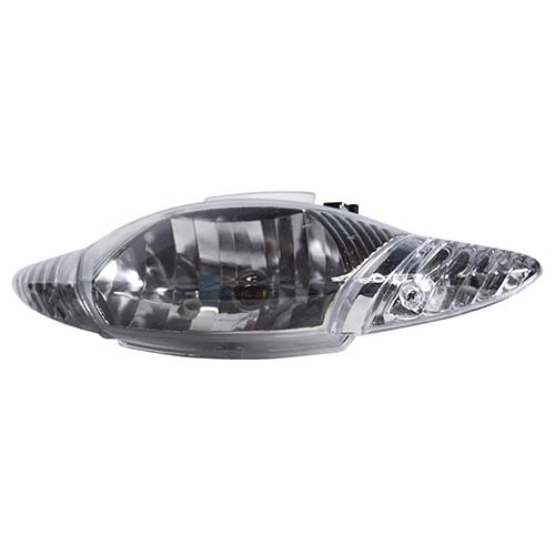 FAROL DELANTERO C/GIROS SMASH (CRISTAL+CRISTAL)/ MOTOMEL BIT /ZANELLA ZB110D Y OTRAS PLASTICA VC (464)