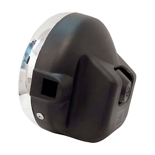 FAROL DELANTERO YAMAHA YBR / OTRAS COMPLETO (ARO CROMADO) PLASTICA VC (810)