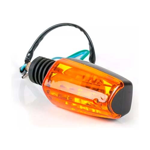 FAROL GIRO ZANELLA RX150/ TODAS CON BRAZO FLEXIBLE (AMBAR) PLASTICA VC (716)