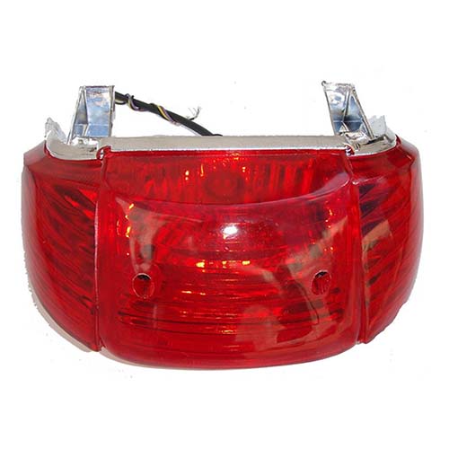 FAROL TRASERO HONDA NEW-WAVE COMPLETO (ROJO-ROJO) PLASTICA VC (491)