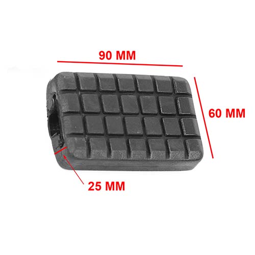 GOMA POSAPIE DELANTERA GILERA SMASH JGO. PLASTICA VC (470)