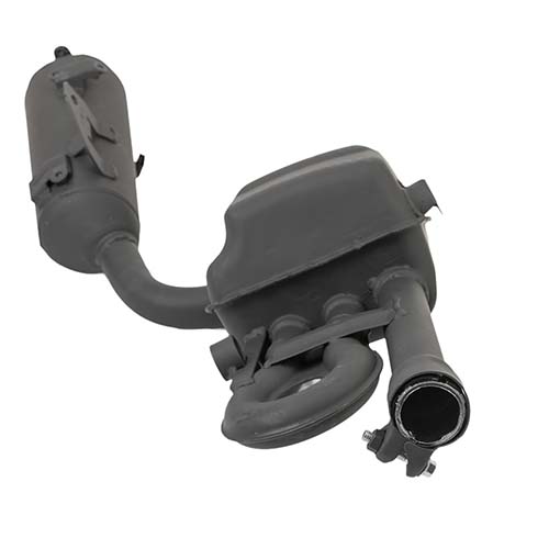 CAÑO DE ESCAPE (CURVA + ARANDELA) MOTOMEL SIRIUS 250 OEM