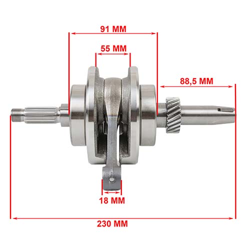 CIGUEÑAL COMPLETO MOTOMEL SKUA 200 V6 OEM