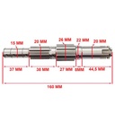 EJE DE PIÑON YAMAHA YBR125 ED FACTOR E/-/KS/R STD