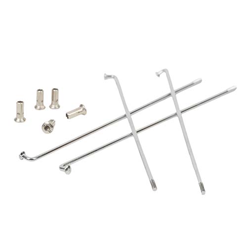 RAYOS + NIPLES 145mm X 3.5mm (36u) CROMADO STD