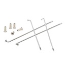 RAYOS + NIPLES 155mm X 4.0mm (36u) CROMADO STD