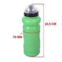 CARAMAÑOLA VERDE SPORTS 600CC CON TAPA CUBRE PICO Y SOPORTE NEGRO PLASTICA VC (1072V)