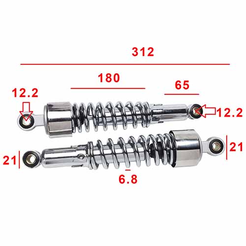 AMORTIGUADOR HONDA V MEN 125 (JGO) STD EXCLU