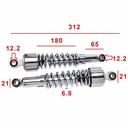 AMORTIGUADOR HONDA V MEN 125 (JGO) STD EXCLU