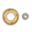 KIT TRANSMISION HONDA C100 BIZ 428H-108L C/CAD. DOR. STD