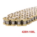 KIT TRANSMISION HONDA C100 BIZ 428H-108L C/CAD. DOR. STD