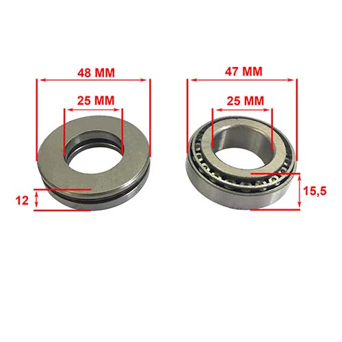 CUBETA DE DIRECCION YAMAHA XTZ125 STD