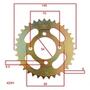 KIT TRANSMISION GUERRERO TRIP 110 (35T/15T) (PASO 420) C/CAD. DOR. STD