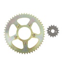 CORONA Y PIÑON HONDA XLR 125 (50x15) DORADA STD