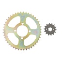 KIT TRANSMISION SUZUKI AX100 428H-118L (44/14) C/CAD. DOR. STD