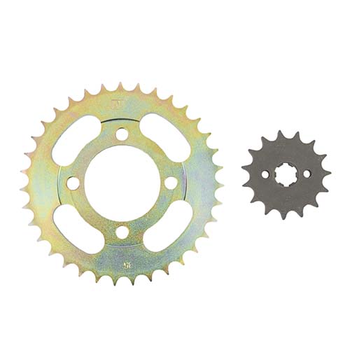 KIT TRANSMISION GILERA SMASH/HONDA WAVE (35/15) 428H-108L C/CAD. DOR. STD