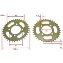 KIT TRANSMISION GILERA SMASH/HONDA WAVE (35/15) 428H-108L C/CAD. DOR. STD