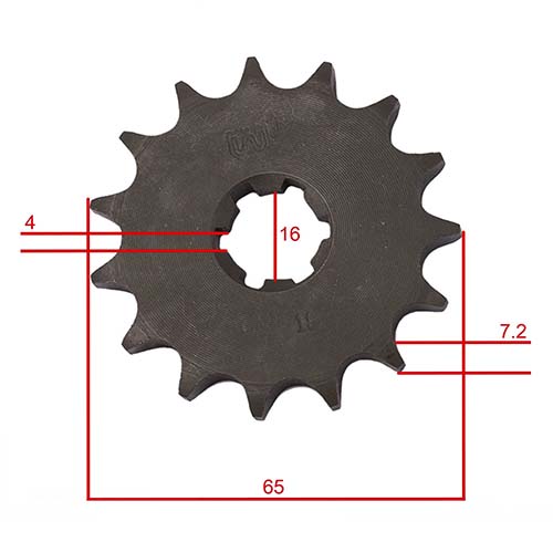 CORONA Y PIÑON NEW CRYPTON 110 (36x15) DORADA STD