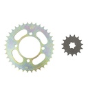 KIT TRANSMISION YAMAHA NEW CRYPTON 110 36/15 C/CAD. DOR. STD