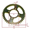 KIT TRANSMISION YAMAHA YBR 125 2000/02 43/14 STD 428H-118L C/CAD. DOR. STD