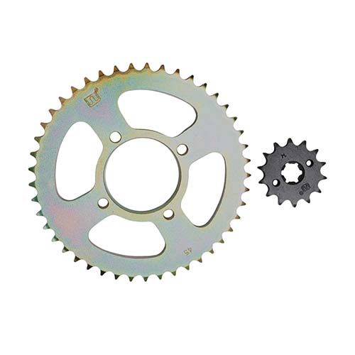 KIT TRANSMISION YAMAHA YBR 125 2003/05 (45/14) 428H-118L C/CAD. DOR. STD