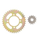 KIT TRANSMISION YAMAHA CRYPTON T105 428H-98L (37/15) C/CAD. DOR. STD