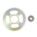 KIT TRANSMISION YAMAHA XTZ 125 STD 428H-122L C/CAD. DOR. STD