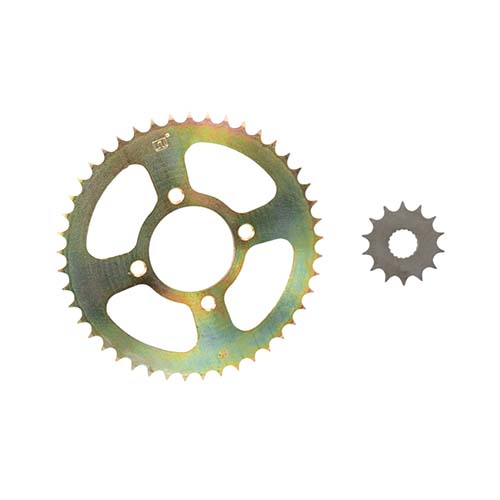 KIT TRANSMISION SUZUKI EN125/GN125 428H-118L (45/14) C/CAD. DOR. STD