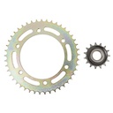 KIT TRANSMISION YAMAHA YBR250 (45/15) C/CAD. DOR. C/ORING STD