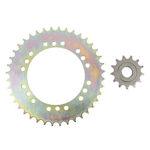 CORONA Y PIÑON YAMAHA XTZ 250 LANDER 40/13 DORADA STD