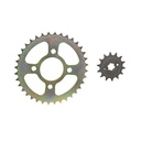 KIT TRANSMISION BAJAJ ROUSER 220 (36/14) 520H-108L C/CAD. DOR. STD