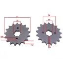 KIT TRANSMISION BAJAJ ROUSER 220 (36/14) 520H-108L C/CAD. DOR. STD