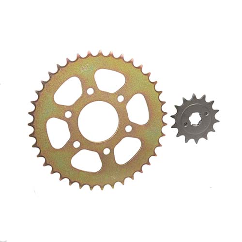 KIT TRANSMISION BAJAJ ROUSER NS 200 (6 AGU.) 39/14 520H-108L C/CAD. DOR. STD