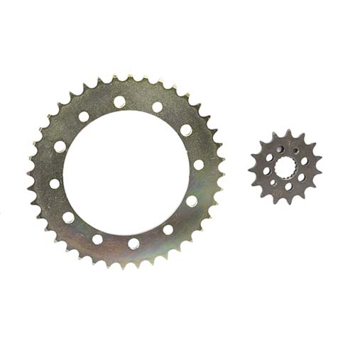 KIT TRANSMISION HONDA NX4 FALCON (40/15) 520H-106L C/ORING DORADA STD