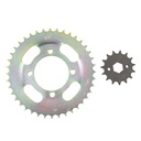 KIT TRANSMISION HONDA SDH 125 STORM (40/15) 428H-118L C/CAD. DOR. STD